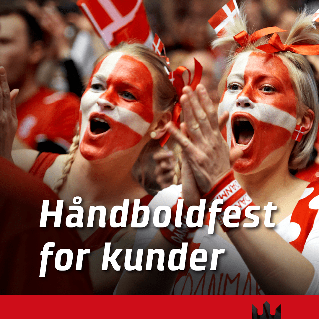 Tag med til håndboldlandskamp og besøg VIP fanzone