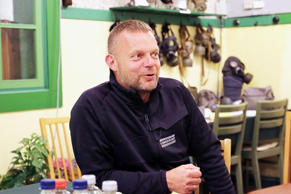 Beredskabsinspektør Niels Henrik Nielsen fra Beredskab & Sikkerhed, der har det formelle ansvar for den gamle koldkrigsbunker.