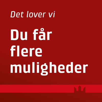 Vi giver dig flere muligheder