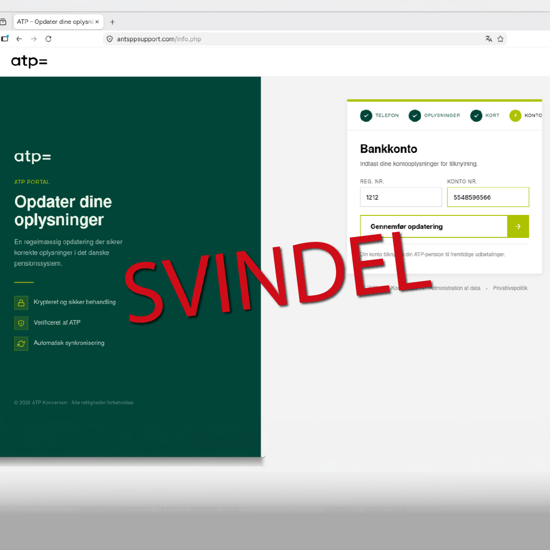 Pas på svindel